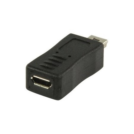 Adaptador usb 2.0 de micro usb b hembra a mini usb de 5 pines macho