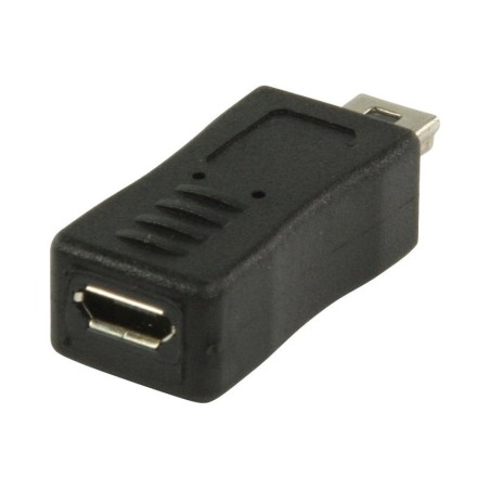 Adaptador usb 2.0 de micro usb b hembra a mini usb de 5 pines macho