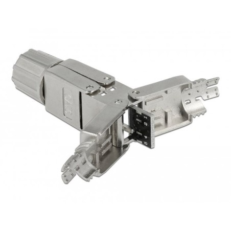 Delock acoplador para cable de red cat.6 stp sin herramientas