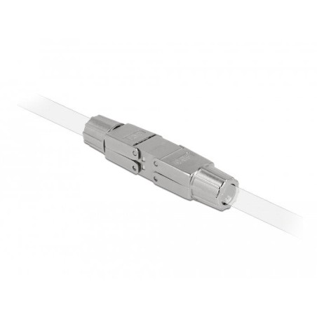 Delock acoplador para cable de red cat.6 stp sin herramientas