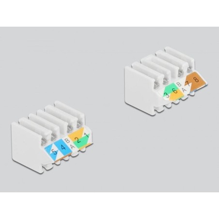 Delock acoplador para cable de red cat.6 stp sin herramientas