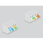 Delock acoplador para cable de red cat.6 stp sin herramientas