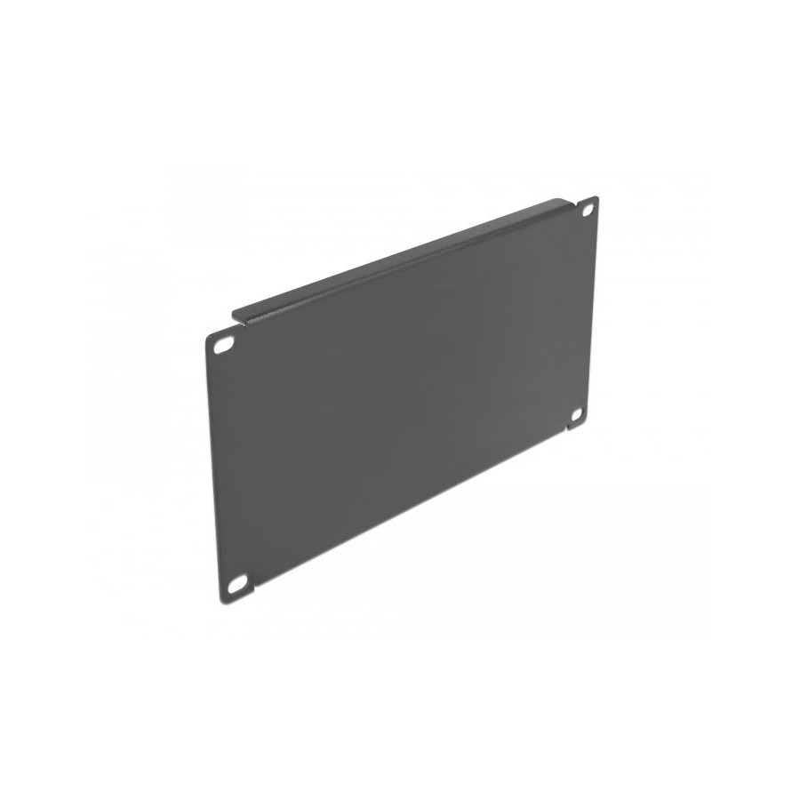 Delock cubierta ciega de gabinete de red de 10" 3u en negro