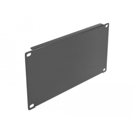 Delock cubierta ciega de gabinete de red de 10" 3u en negro
