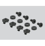 Delock cubierta ciega de gabinete de red de 10" 3u en negro
