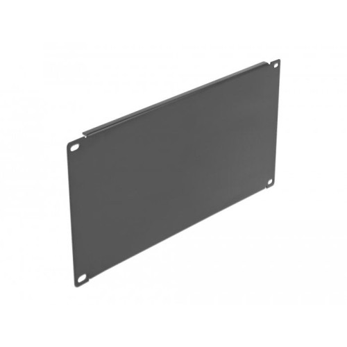 Delock cubierta ciega de gabinete de red de 19" 4u en negro