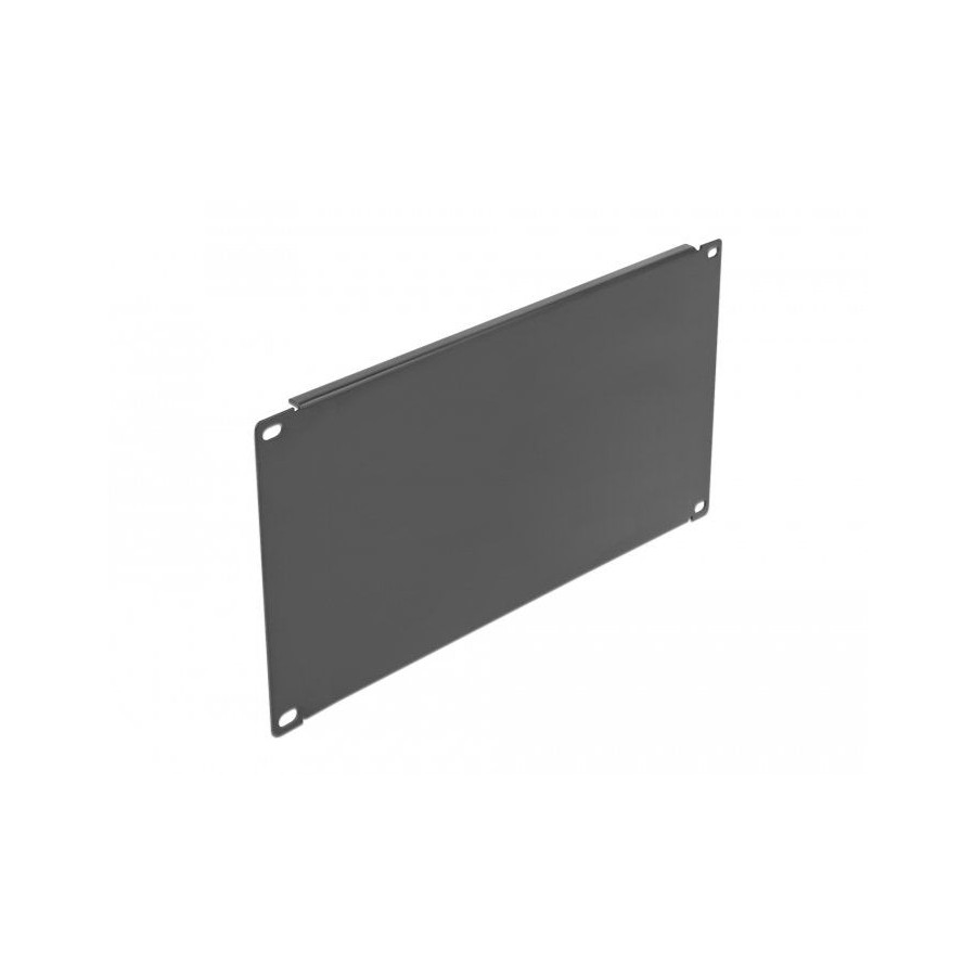 Delock cubierta ciega de gabinete de red de 19" 4u en negro