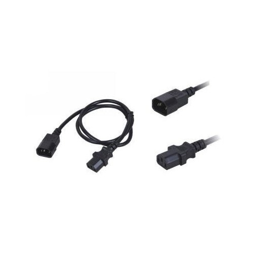 Neklan 1m power cable negro c13 acoplador c14 acoplador