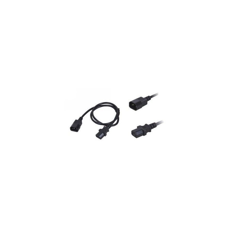 Neklan 1m power cable negro c13 acoplador c14 acoplador