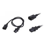Neklan 1m power cable negro c13 acoplador c14 acoplador