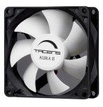 Tacens ventilador interno caja 3 auraii 8x8 12db, fluxus bearing, antivibration pad  bajo ruido