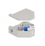 Delock adaptador de carril din con keystone sc simplex hembra a sc simplex hembra