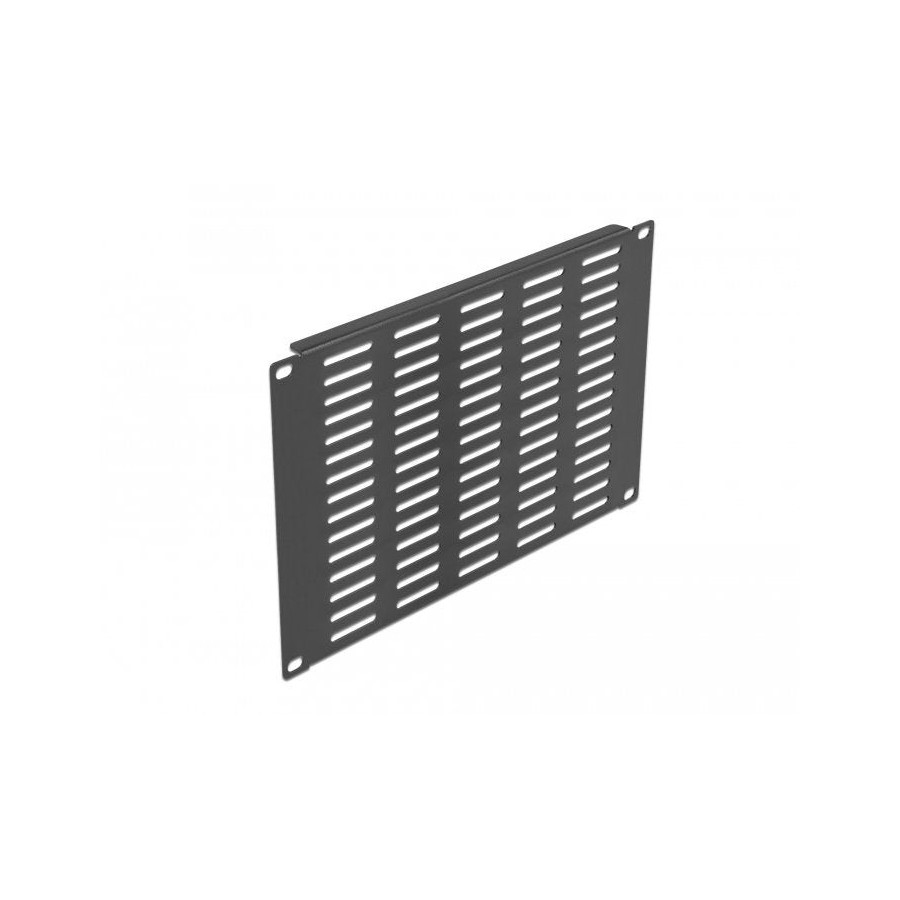 Delock panel de gabinete de red de 10" con ranuras de ventilación horizontal 4u negro