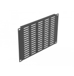 Delock panel de gabinete de red de 10" con ranuras de ventilación horizontal 4u negro
