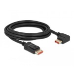 Delock cable displayport macho recto a macho 90° derecha angular 8k 60 hz 3 m
