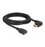 Delock alargador displayport macho 90° derecha angular a hembra de 8k 60 hz 3 m