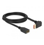 Delock alargador displayport macho 90° hacia arriba en ángulo a hembra de 8k 60 hz 2 m