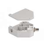 Delock adaptador de carril din con keystone st simplex hembra a st simplex hembra color