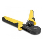 Delock herramienta para prensar terminales de cable autoajustable - hexagonal