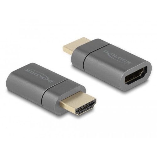 Delock adaptador hdmi macho a hembra 8k 60 hz magnético