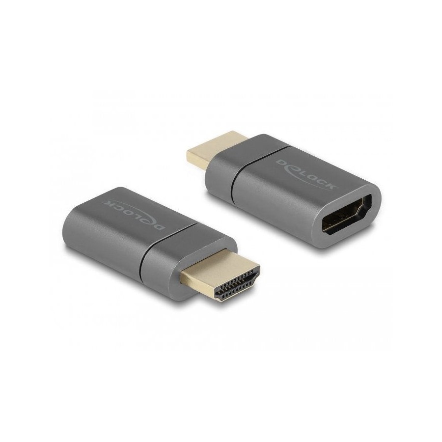 Delock adaptador hdmi macho a hembra 8k 60 hz magnético