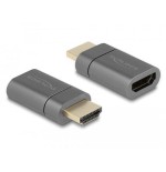 Delock adaptador hdmi macho a hembra 8k 60 hz magnético