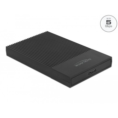 Delock caja externa para sata hdd ssd de 2.5" con superspeed usb tipo micro-b hembra - sin herramientas