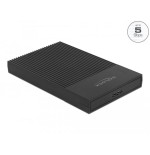 Delock caja externa para sata hdd ssd de 2.5" con superspeed usb tipo micro-b hembra - sin herramientas