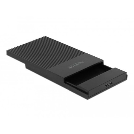 Delock caja externa para sata hdd ssd de 2.5" con superspeed usb tipo micro-b hembra - sin herramientas