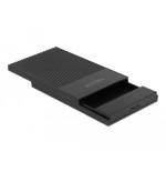 Delock caja externa para sata hdd ssd de 2.5" con superspeed usb tipo micro-b hembra - sin herramientas