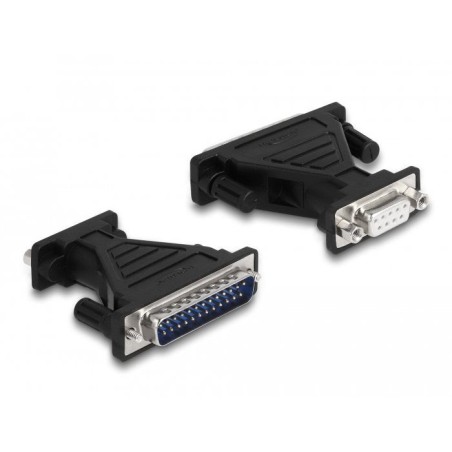 Delock adaptador usb 2.0 tipo-a a 1 x serial rs-232 d-sub 9 + adaptador d-sub 25
