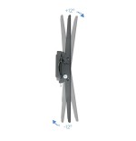 Tooq soporte fijo de pared para tv de 37"-70" - inclinable - peso max 40kg - vesa 600x400mm - negro