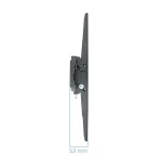 Tooq soporte fijo de pared para tv de 37"-70" - inclinable - peso max 40kg - vesa 600x400mm - negro