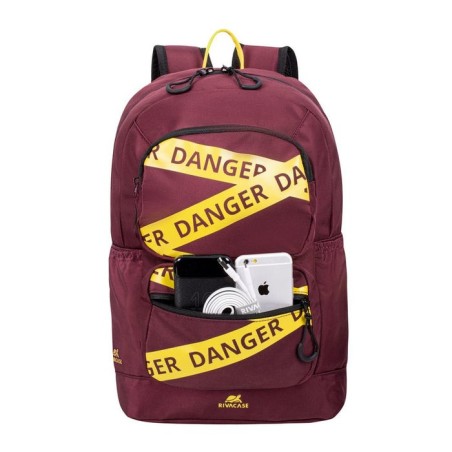 Mochila riva nb erehs 13.3" burdeos rojo 5421