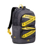 Mochila riva nb erehs 13.3" grey camo 5421