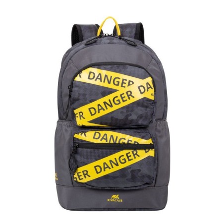 Mochila riva nb erehs 13.3" grey camo 5421