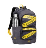 Mochila riva nb erehs 13.3" grey camo 5421