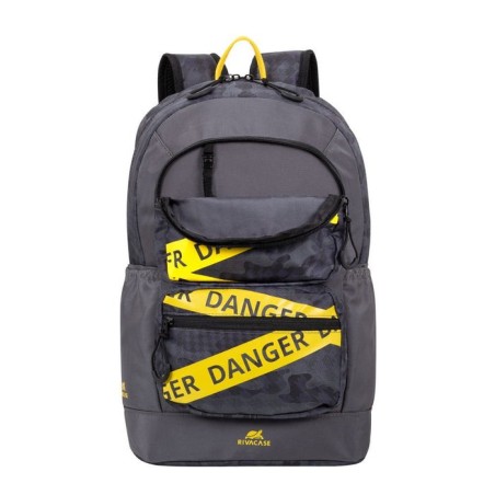 Mochila riva nb erehs 13.3" grey camo 5421