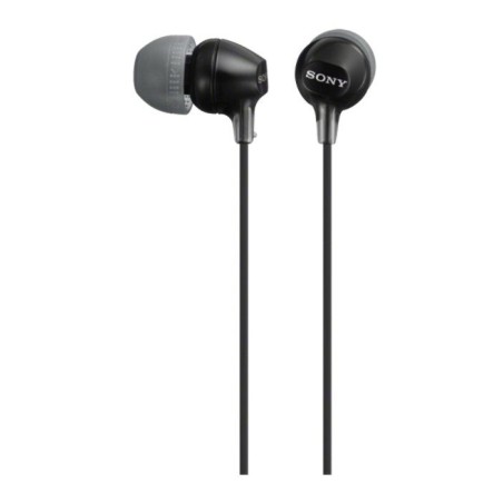 Auriculares intrauditivos sony mdr-ex15ap con micrófono jack 3.5 negros