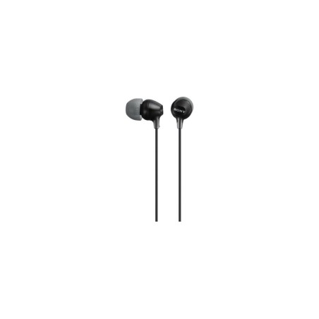 Auriculares intrauditivos sony mdr-ex15ap con micrófono jack 3.5 negros
