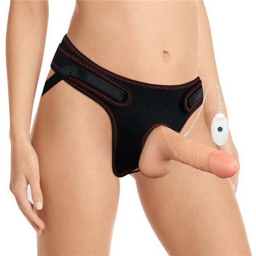 Arnés con dildo con vibración y control remoto 7.0