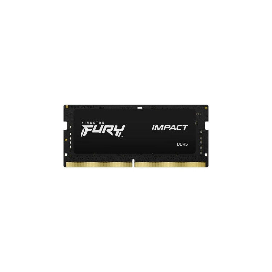 Memoria ram kingston sodimm ddr5 4800 8gb c38 fury impact 1x8gb, 1.1v kf548s38ib-8