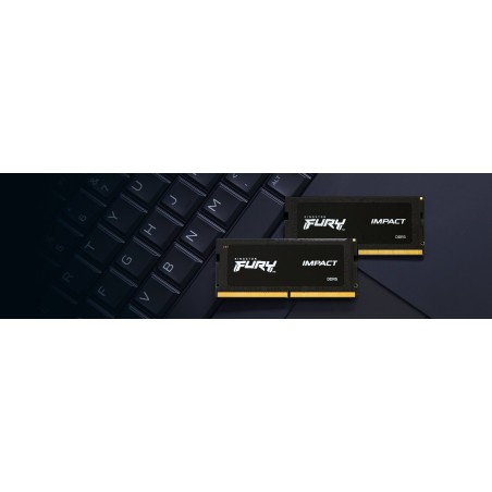 Memoria ram kingston sodimm ddr5 4800 8gb c38 fury impact 1x8gb, 1.1v kf548s38ib-8