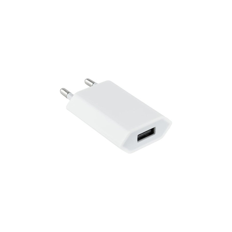 Nanocable mini cargador de red usb 5v - blanco