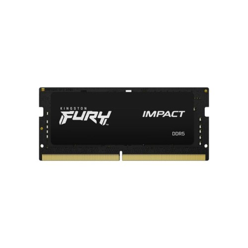 Memoria ram kingston sodimm ddr5 4800 16gb c38 fury impact 1x16gb, 1.1v kf548s38ib-16