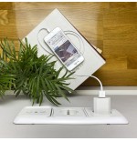 Nanocable mini cargador de red usb 5v - blanco