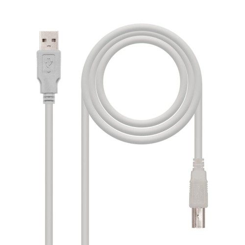 Nanocable cable de impresora usb-a 2.0 macho a usb-b macho 1.80m