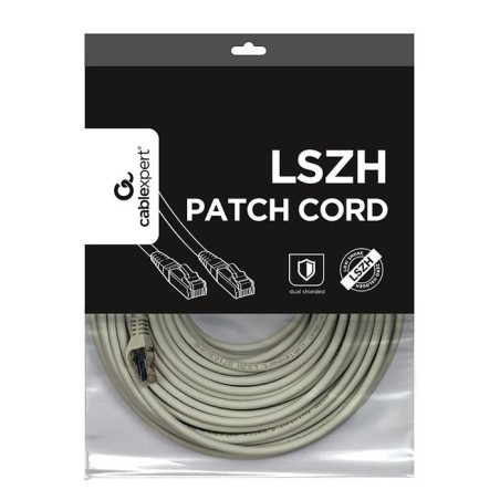 Gembird pp6a-lszhcu-30m cable de red gris cat6a s/ftp (s-stp)