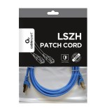 Gembird pp6a-lszhcu-b-2m cable de red azul cat6a s/ftp (s-stp)