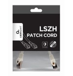 Gembird pp6a-lszhcu-w-0.25m cable de red rj45 cat.6a sftp lszh 0.25m blanco